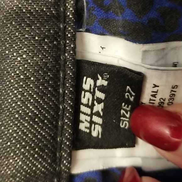 Miss Sixty black grayish jeans size 27 - Picture 11 of 12